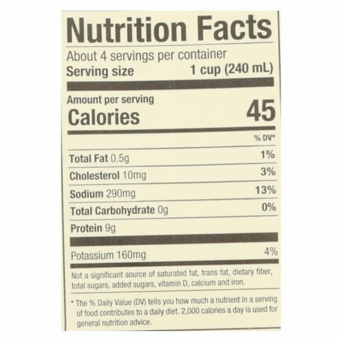 Pacific Natural Foods - Broth Bone Chicken - Case of 12 - 32 OZ Perspective: back