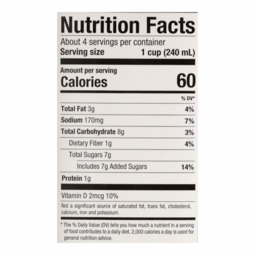 Pacific Natural Foods Almond - Non Dairy - Case of 12 - 32 Fl oz. Perspective: back