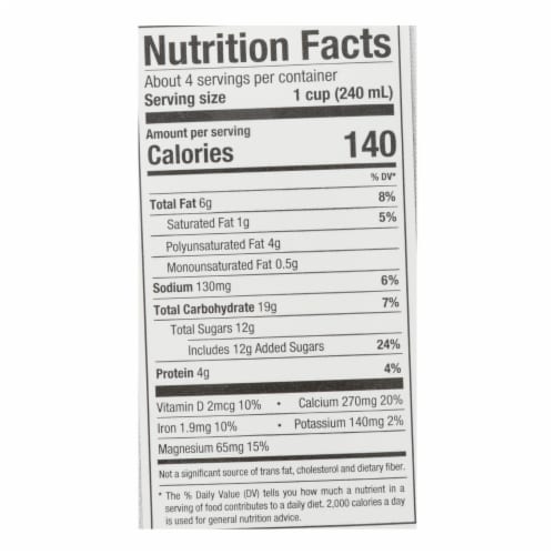 Pacific Natural Foods Select Soy - Original - Case of 12 - 32 Fl oz. Perspective: back