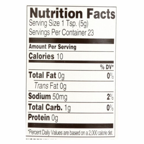 Ty Ling Mustard - Chinese - Hot - Case of 12 - 4 oz Perspective: back