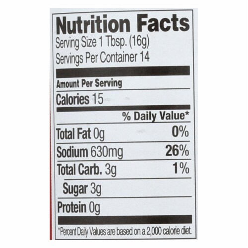 Ty Ling Oyster Sauce  - Case of 12 - 8 OZ Perspective: back