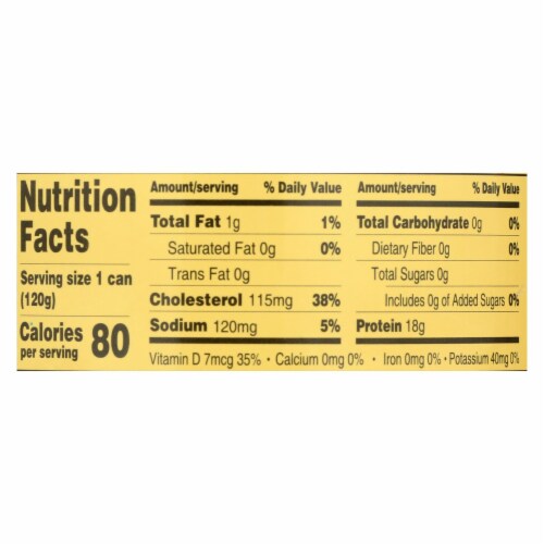 Reese Crabmeat - All White - Case of 12 - 6 oz Perspective: back