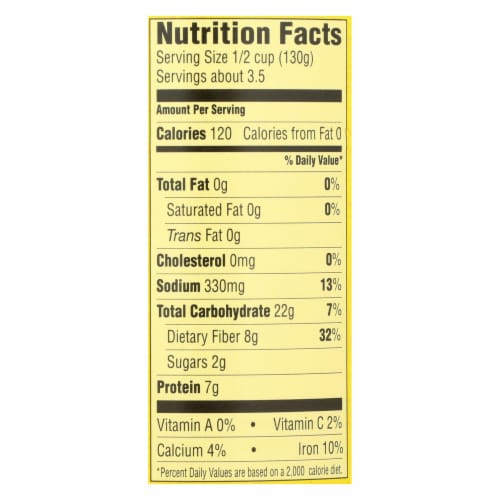 La Preferida Beans - Organic Beans - Case of 12 - 15 oz. Perspective: back