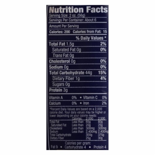 Delallo Gluten-Free Orzo Pasta  - Case of 12 - 12 OZ Perspective: back