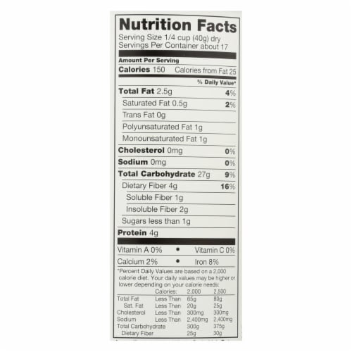 McCann's Irish Oatmeal Quick and Easy Steel Cut - Case of 12 - 24 oz. Perspective: back