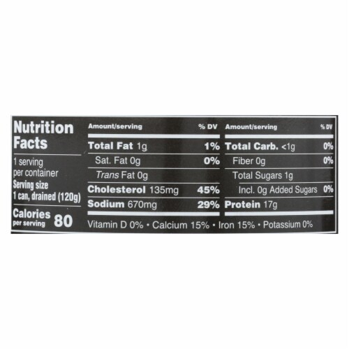 Crown Prince Crab Meat - Fancy White Lump - Case of 12 - 6 oz. Perspective: back