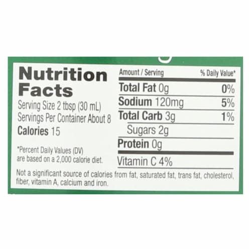 Maple Grove Farms - Fat Free Salad Dressing - Balsamic Vinaigrette - Case of 12 - 8 oz. Perspective: back