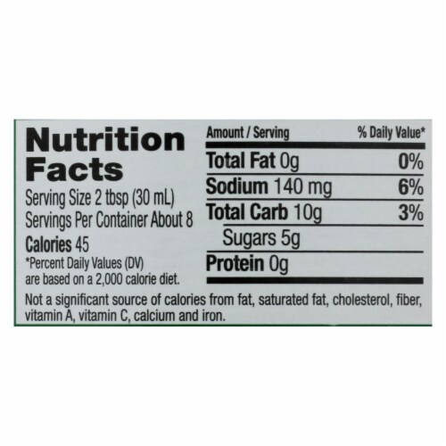 Maple Grove Farms - Fat Free Salad Dressing - Poppyseed - Case of 12 - 8 oz. Perspective: back