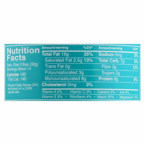 Crazy Richards Natural Creamy Peanut Butter - Case of 12 - 16 oz. Perspective: back