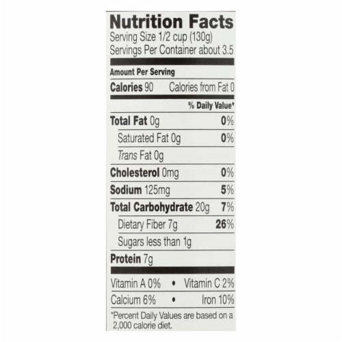 Westbrae Foods Organic Great Northern Beans - Case of 12 - 15 oz. Perspective: back