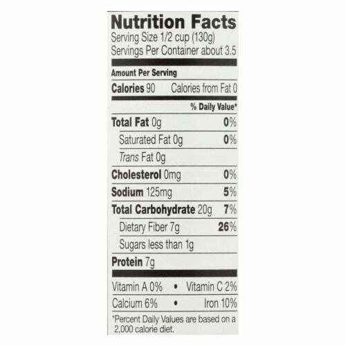 Westbrae Foods Organic Great Northern Beans - Case of 12 - 15 oz. Perspective: back