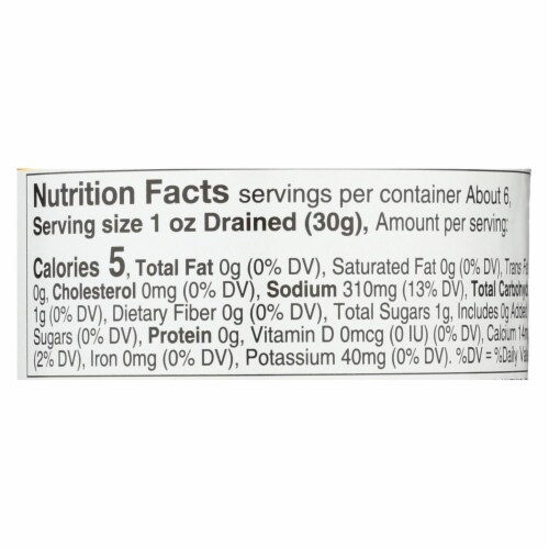 Rio Luna Organic Nacho Sliced Jalapenos - Case of 12 - 12 OZ Perspective: back