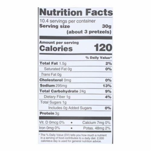 Unique Pretzels - Sourdough Craft Beer Pretzel Rings - Case of 12 - 11 oz. Perspective: back