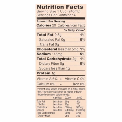 Imagine Foods Chicken Broth - Low Sodium - Case of 12 - 32 Fl oz. Perspective: back