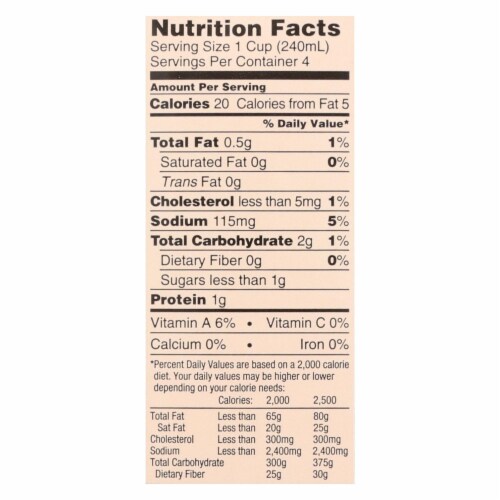 Imagine Foods Chicken Broth - Low Sodium - Case of 12 - 32 Fl oz. Perspective: back