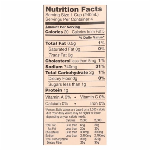 Imagine Foods Chicken Broth - Free Range - Case of 12 - 32 Fl oz. Perspective: back