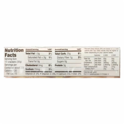 Sesmark Foods Rice Thins - Brown - Case of 12 - 3.5 oz. Perspective: back