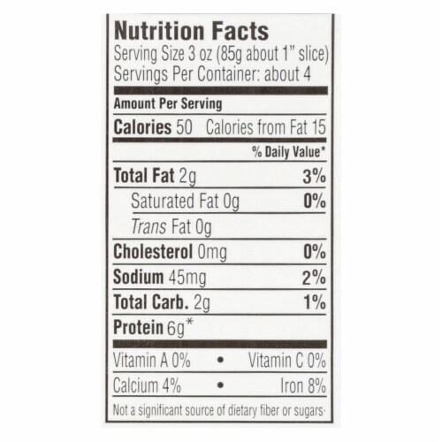 Mori-Nu Silken Tofu - Extra Firm - Case of 12 - 12.3 oz. Perspective: back