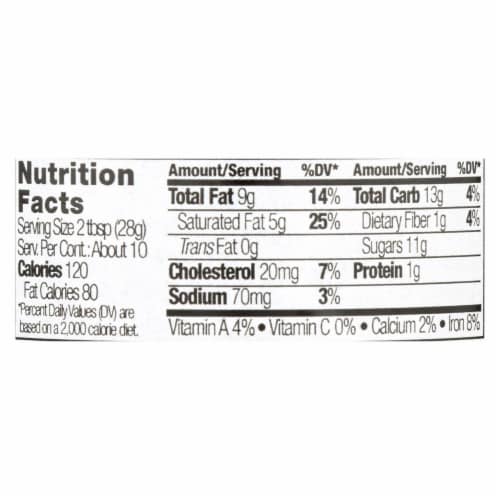 The King's Cupboard Dessert Sauces - Bittersweet Chocolate - Case of 12 - 10.4 oz. Perspective: back