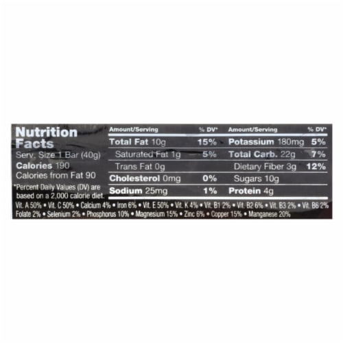 Kind Bar - Pomegranate Blueberry Pistachio Plus Anti-Oxidants 1.4 oz - Pack of 12 Perspective: back