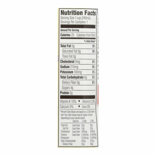 Kitchen Basics Vegetable Stock - Case of 12 - 8.25 Fl oz. Perspective: back