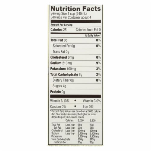 Kitchen Basics Vegetable Stock - Case of 12 - 32 Fl oz. Perspective: back