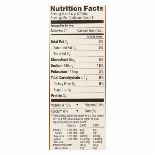 Kitchen Basics Turkey Stock - Case of 12 - 32 Fl oz. Perspective: back