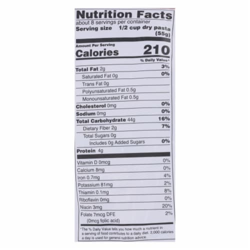 Tinkyada Brown Rice Penne - Case of 12 - 16 oz Perspective: back
