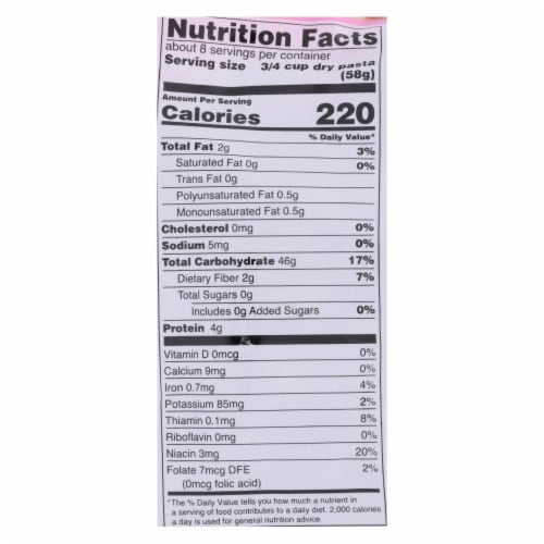 Tinkyada Brown Rice Spirals - Case of 12 - 16 oz Perspective: back