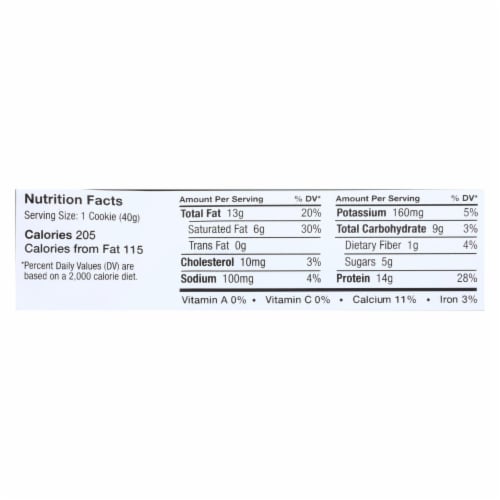 Power Crunch Bar - Cookies and Cream - Case of 12 - 1.4 oz Perspective: back