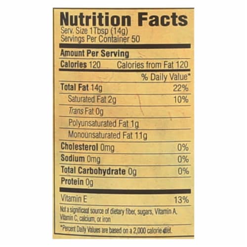 Napa Valley Naturals Organic Extra Virgin Oil - Olive - Case of 12 - 25.4 Fl oz. Perspective: back