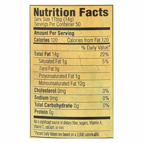 Napa Valley Naturals Organic Sunflower Oil - Case of 12 - 25.4 Fl oz. Perspective: back