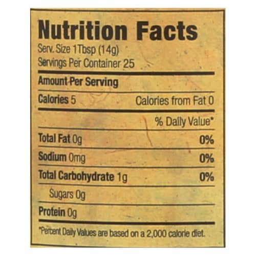 Napa Valley Naturals Organic Red Wine - Vinegar - Case of 12 - 12.7 Fl oz. Perspective: back