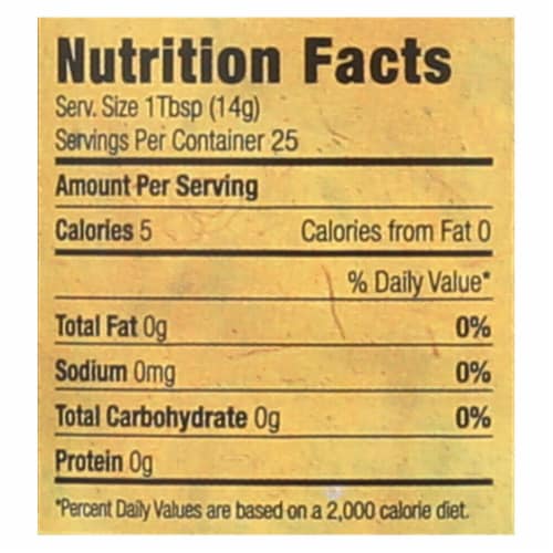 Napa Valley Naturals Champagne Reserve Wine Vinegar - Vinegar - Case of 12 - 12.7 Fl oz. Perspective: back