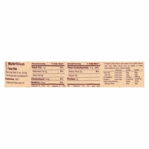 Bionaturae Durum Semolina - Linguine - Case of 12 - 16 oz. Perspective: back