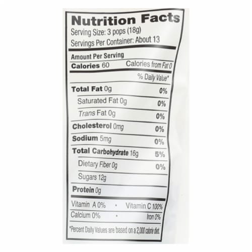 Yummy Earth Organics Lollipops - Organic Pops - 40 Plus - Assorted - 8.5 oz - Case of 12 Perspective: back