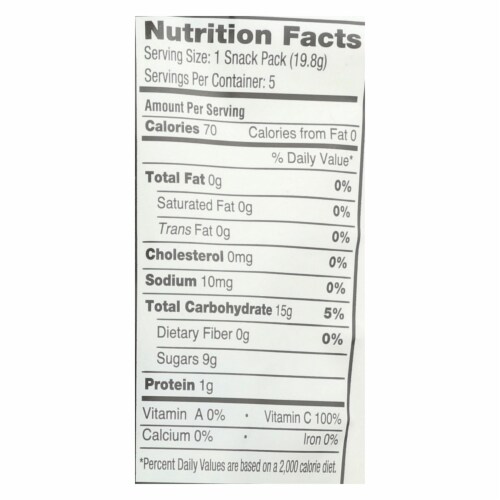 Yumearth Organics Organic Gummy Bear - Snack - Case of 12 - 0.7 oz. Perspective: back