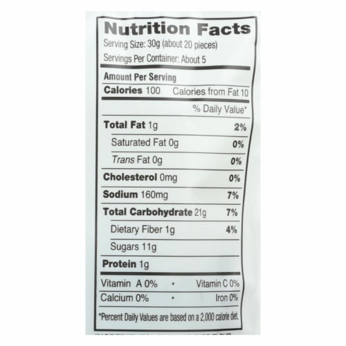 Yumearth Organics Licorice - Organic - Black - Soft - Case of 12 - 5 oz Perspective: back