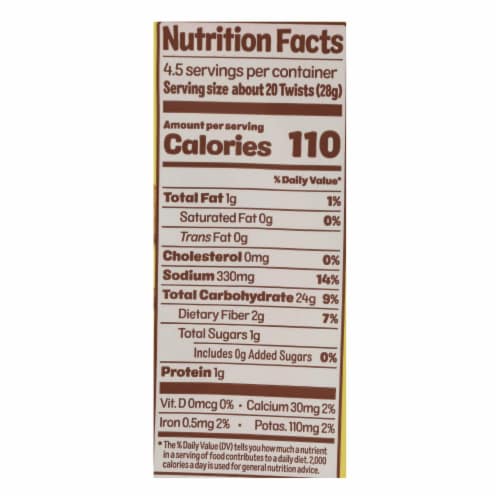 From The Ground Up - Cauliflower Pretzel Sticks - Twist - Case of 12 - 4.5 oz. Perspective: back