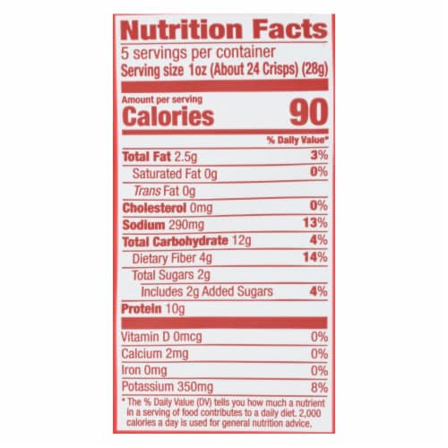 Popcorners - Protein Crisps Flex BBQ - Case of 12 - 5 OZ Perspective: back