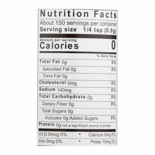Jane’S Krazy Seasonings Mixed-Up Chunky Garlic Seasoning  - Case of 12 - 4.75 OZ Perspective: back
