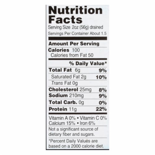 Wild Planet Wild Sardines In Spring Water - Case of 12 - 4.375 oz. Perspective: back