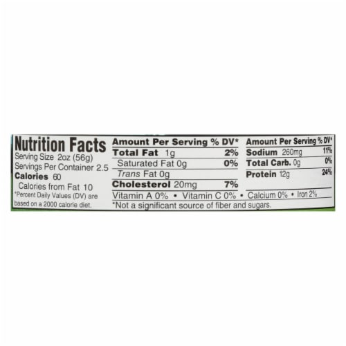 Wild Planet Organic Canned Chicken Breast - Roasted - Case of 12 - 5 oz Perspective: back