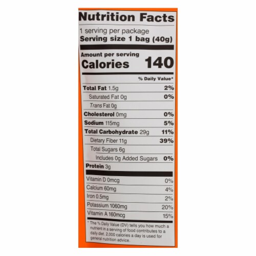 Rhythm Superfoods Llc Organic Carrot Sticks - Case of 12 - 1.4 OZ Perspective: back