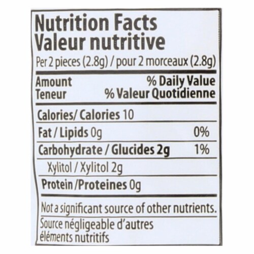 Pur Cinnamon Gum - Case of 12 - 2.72 OZ Perspective: back