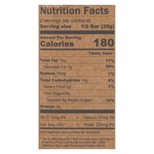 Hu - Dark Chocolate Bar - Cashew Butter + Raspberry2.1 OZ - Pack of 12 Perspective: back
