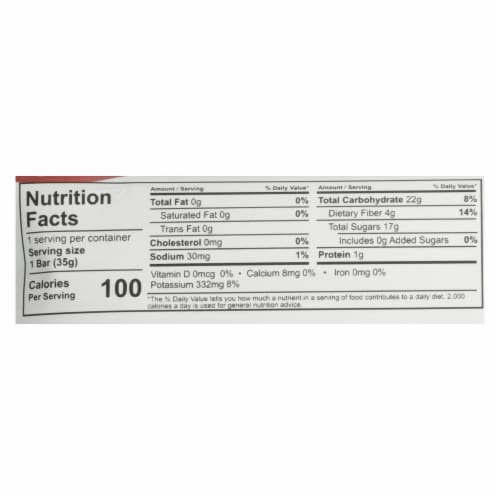 That's It Fruit Bar - Apple and Strawberry 1.2 oz - Pack of 12 Perspective: back