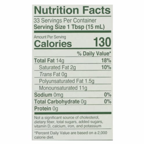 California Olive Ranch Extra Virgin Olive Oil - Everyday - Case of 12 - 16.9 fl oz. Perspective: back