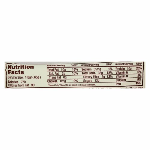 Gomacro Bar - Organic - Mocha - Chocolate Chip 2.3 oz - Pack of 12 Perspective: back