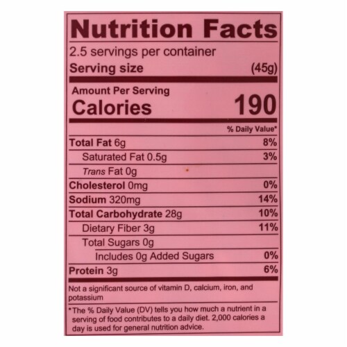 Love Corn® Smoky Premium Crunchy Corn Snack - Case of 12 - 4 OZ Perspective: back